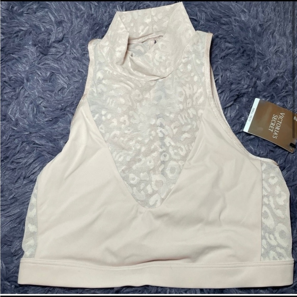 Victoria's Secret Light Pink Lace Sports Bra